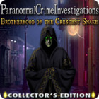 Paranormal Crime Investigations: Brotherhood of the Crescent Snake Collector's Edition spel