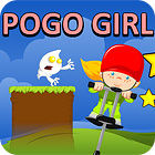 PoGo Stick Girl! spel PoGo Stick Girl! spel